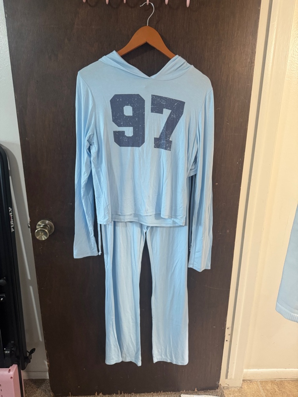 No Boundaries Light Blue Hooded 97' Graphic Set